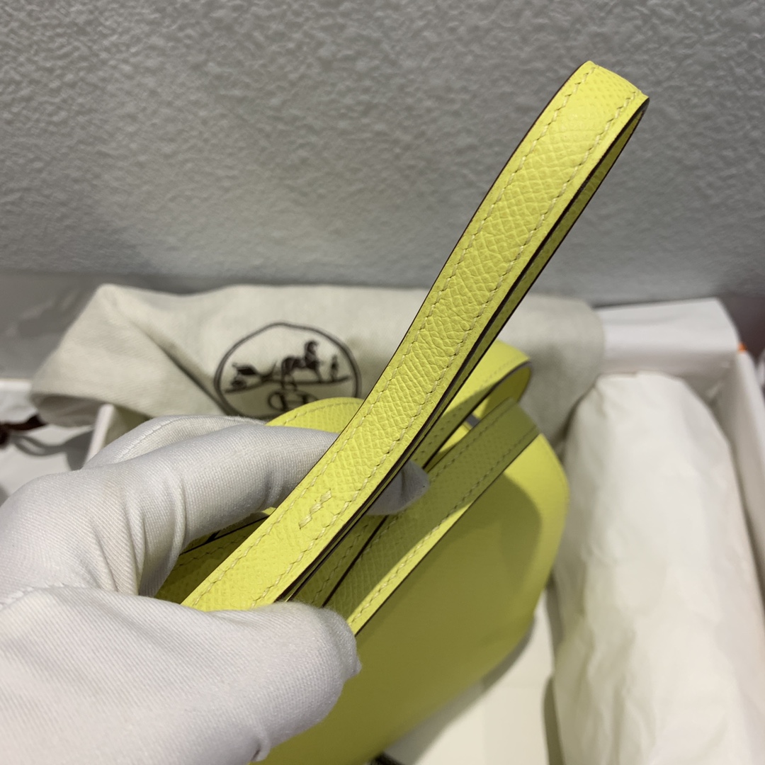 에르메스 콘스탄스18 레몬 옐로우 은장 앱송